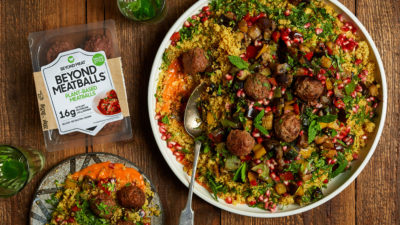 Moroccan Ras El Hanout Couscous and Meatballs
