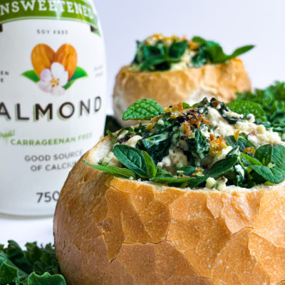 Cheesy Spinach & Kale Dip