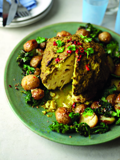 Whole Roasted Coconut Cauliflower