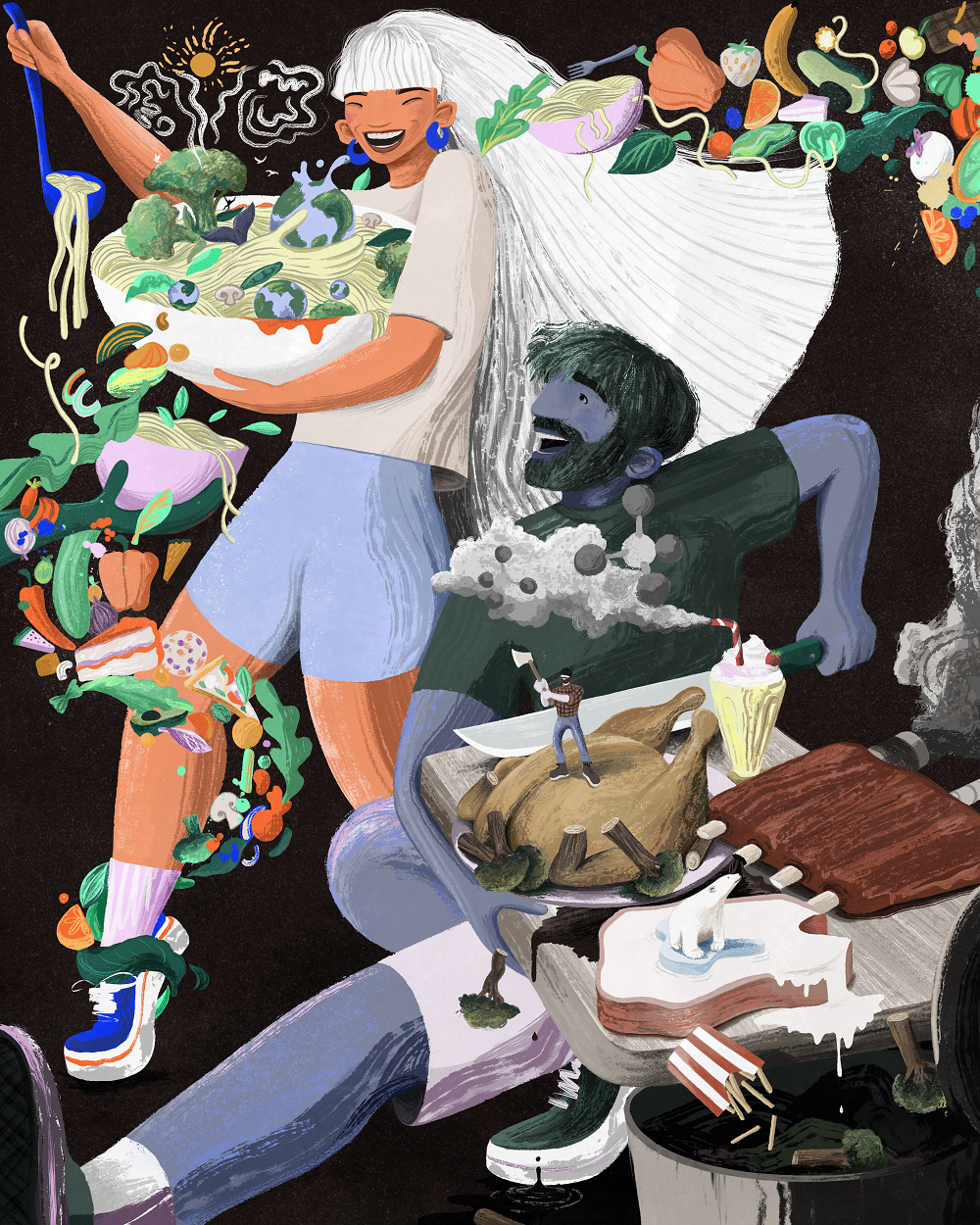 Abby Mundell Veganuary artwork