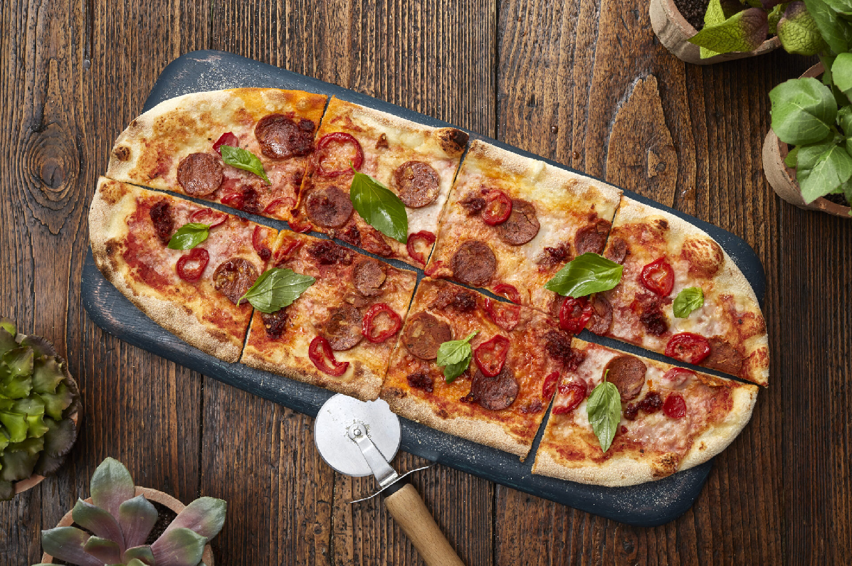 Zizzi Vegan Rustica Hot & Spicy Jackfruit Pizza