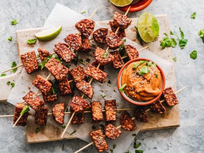 Tempeh skewers