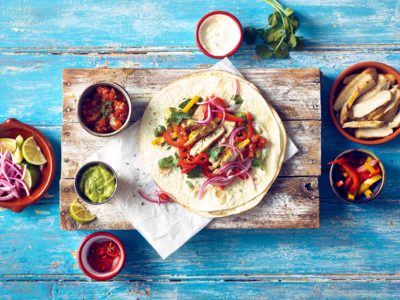 Vegan Chick'n Summer Tortillas