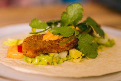 Southern Fried Goujon Tacos