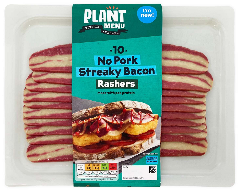 Aldi Plant Menu No Pork Bacon