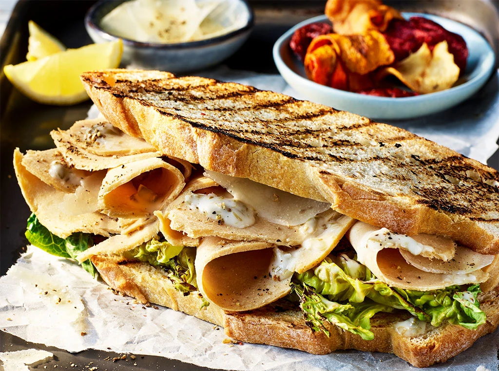 Quorn Caesar Salad Sandwich