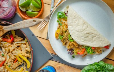 Squeaky Bean Fiery Vegan Fajitas