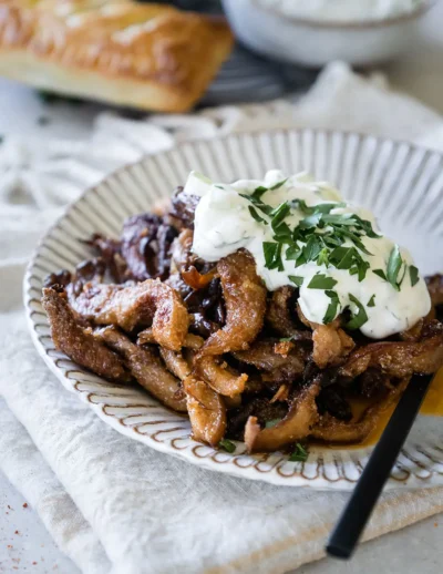 Gyros aus Austernpilzen