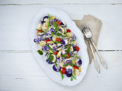 Levantinischer veganer Kartoffelsalat