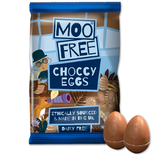 Moo Free Choccy Eggs