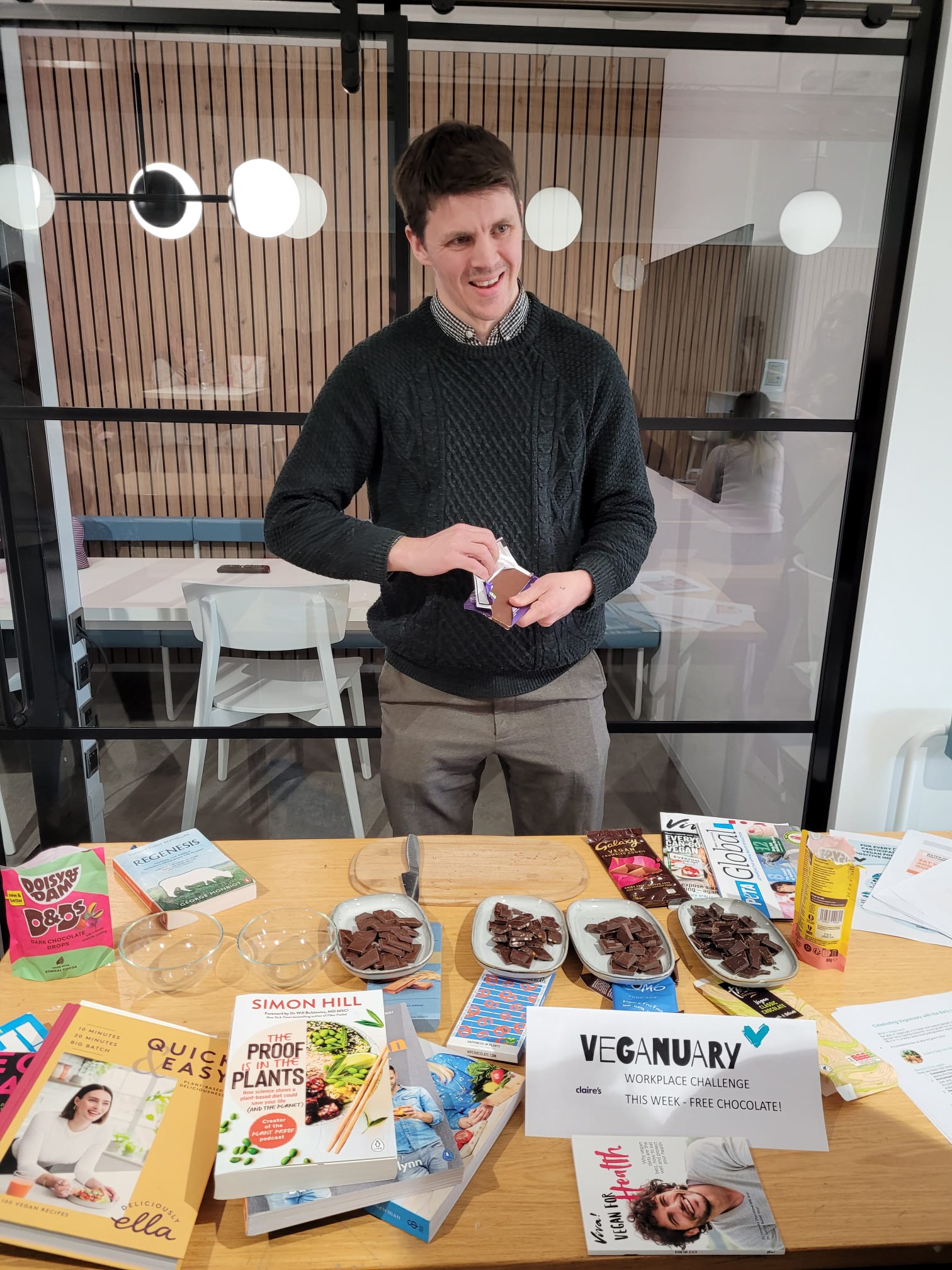 Claire's Accessories stall during Veganuary