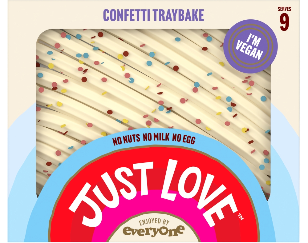 Just Love Vegan Confetti Traybake