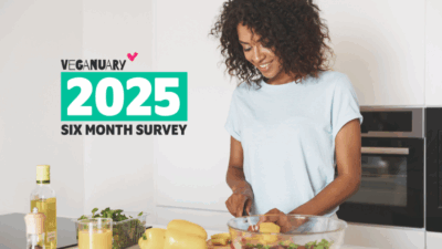 Veganuary 2025 6 Month Survey Header