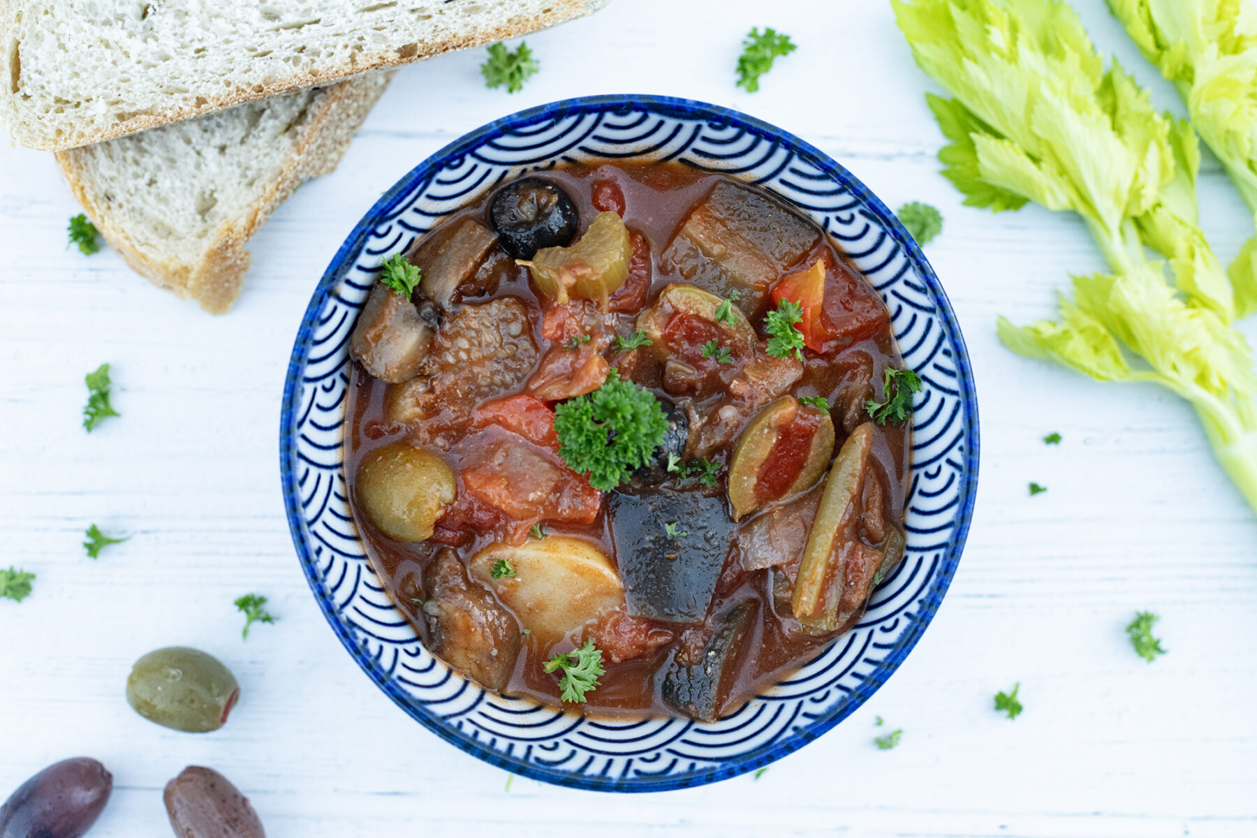 Greek Vegetable and Butterbean Stew - Christopher Shoebridge
