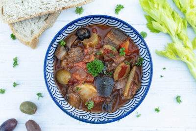 Greek Vegetable and Butterbean Stew - Christopher Shoebridge