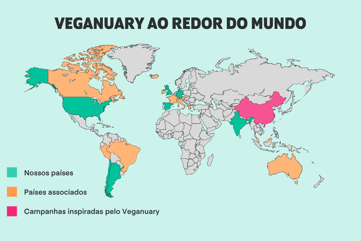 VEGANUARY AO REDOR DO MUNDO 2026